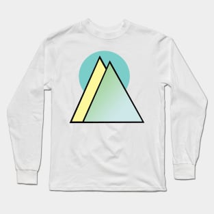 geometric Long Sleeve T-Shirt